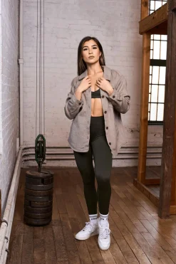 Youngla W515-Urban Shacket<Women Outerwear